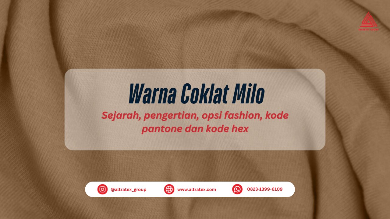 Coklat Milo: Warna Cokelat Hangat yang Manis dan Elegan