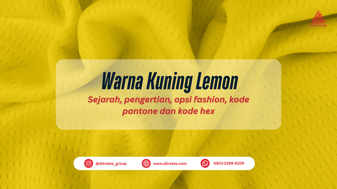 Kuning Lemon: Warna Segar yang Menyegarkan Seperti Jeruk