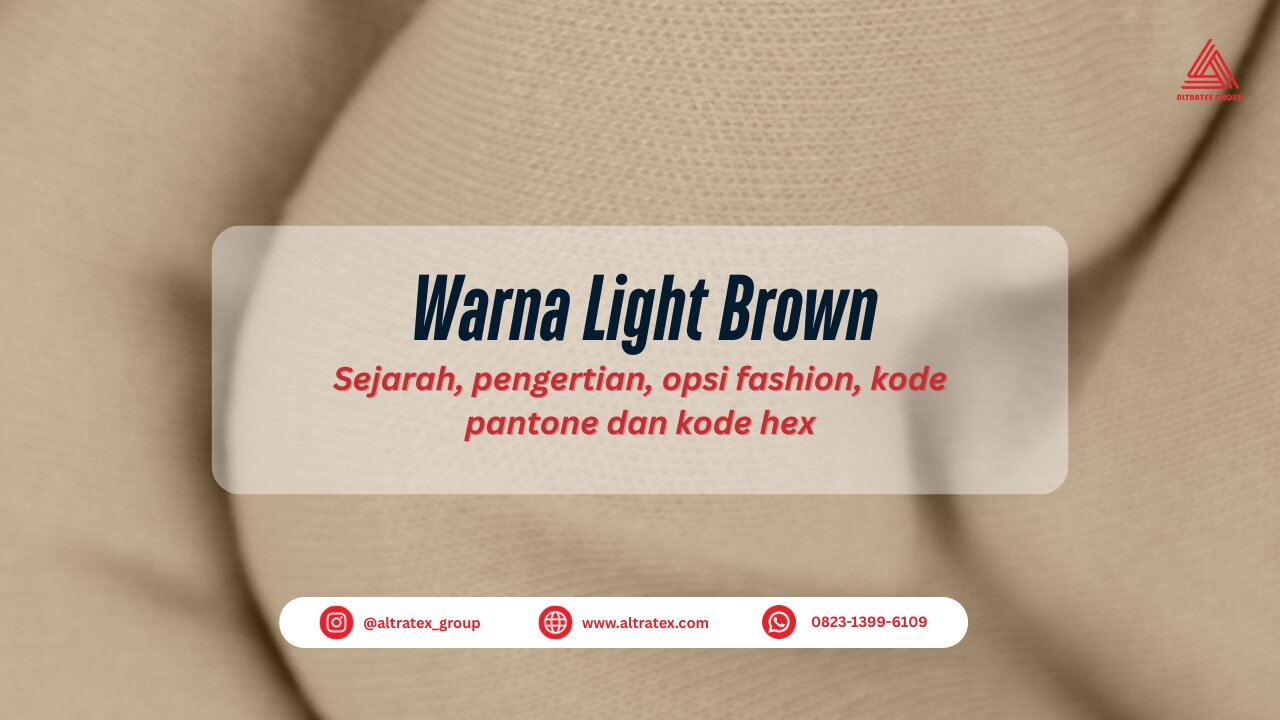 Light Brown: Warna Cokelat Muda Lembut yang Elegan dan Menenangkan