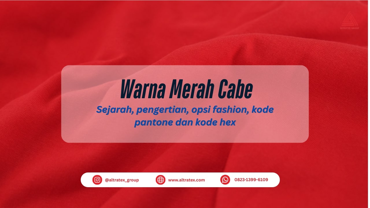 Merah Cabe: Warna Berani yang Membakar Semangat dan Percaya Diri!